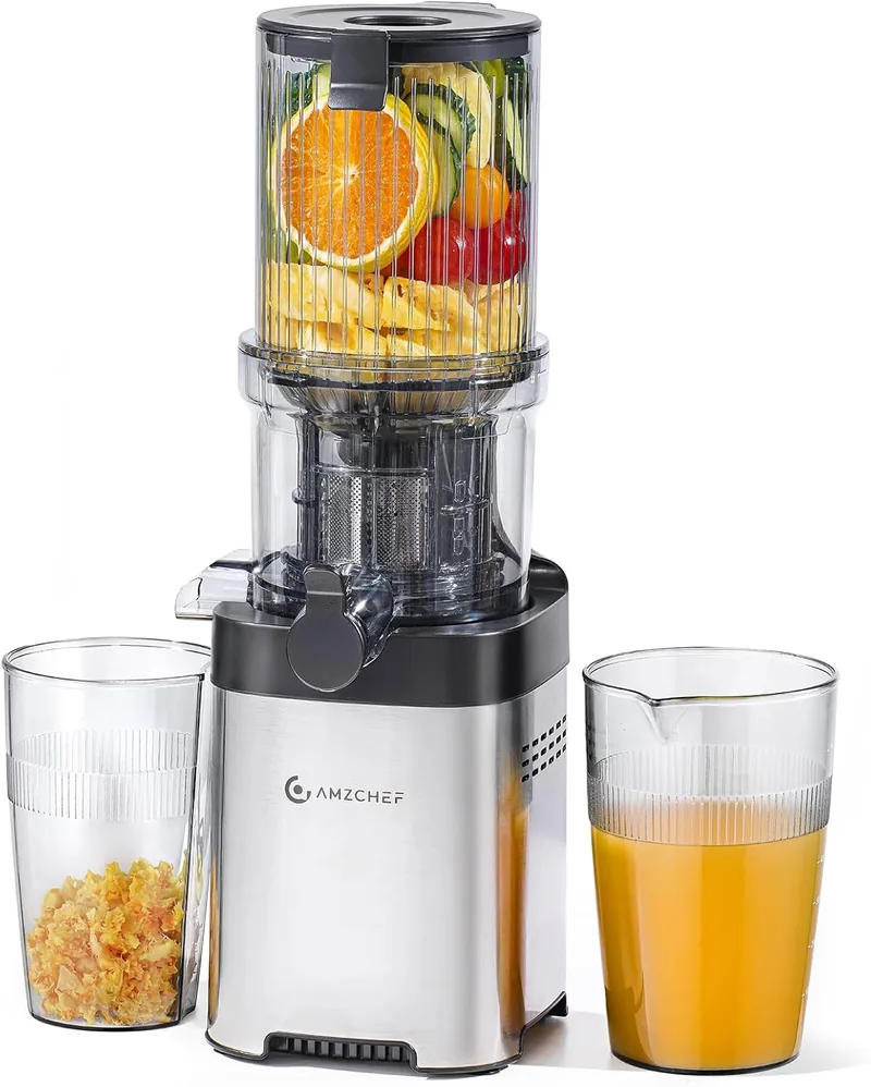 AMZCHEF Extracteur de jus 120 mm 1902M